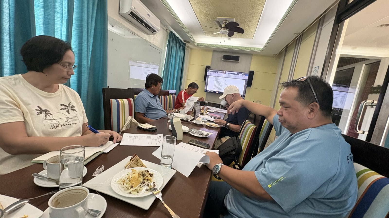 Corporate planning session